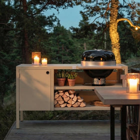 UMAMI module 3, beige + zwarte kogelgrill NORDIC FLAME 