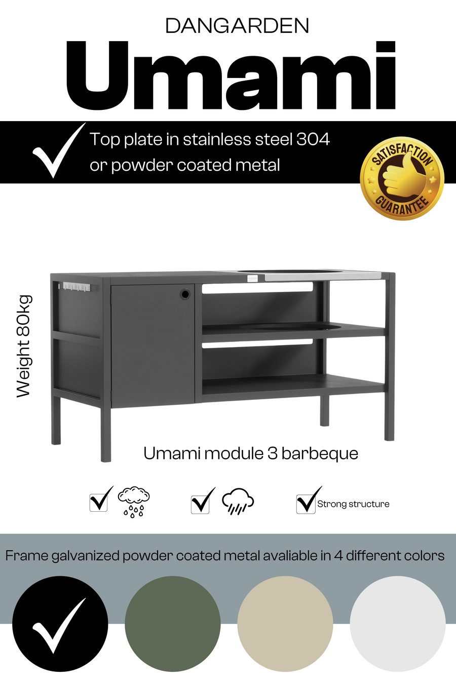 UMAMI module 3 voor kogelgrill