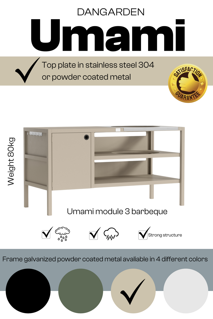 UMAMI module 3 voor kogelgrill