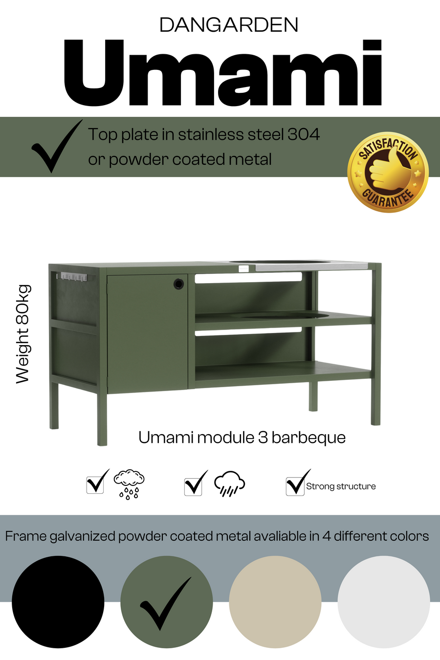 UMAMI module 3 voor kogelgrill