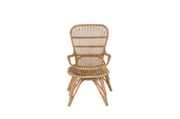 ELLA fauteuil met poef 