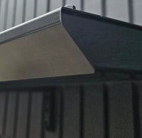 MODERN entre-deurmat, L300 x D85 x H27,5 cm, zwart