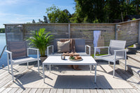 BREAK Bankstel wit/grijs