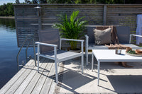 BREAK Bankstel wit/grijs