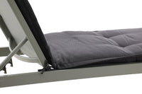 Hanna kussen voor ligbed - donkergrijs