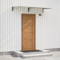 MODERN entree mat, L200 x D85 x H27,5 cm, grijs