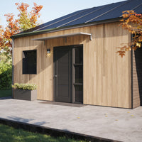 MODERN entree mat, L260 x D85 x H27,5 cm, grijs