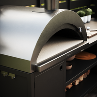 UMAMI buitenkeukenpakket, wastafelmodule, hoekmodule, module 3, zwart