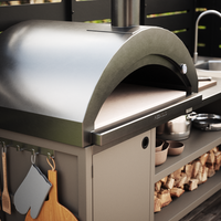 Pizzaiolo met + accessoires + Umami module 3, beige / roestvrij staal