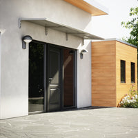 MODERN entree mat, L390 x D85 x H27,5 cm, grijs