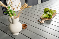 Levels eettafel 229/310 - zwart / grijs + Albany 5:pos eetstoel - zwart