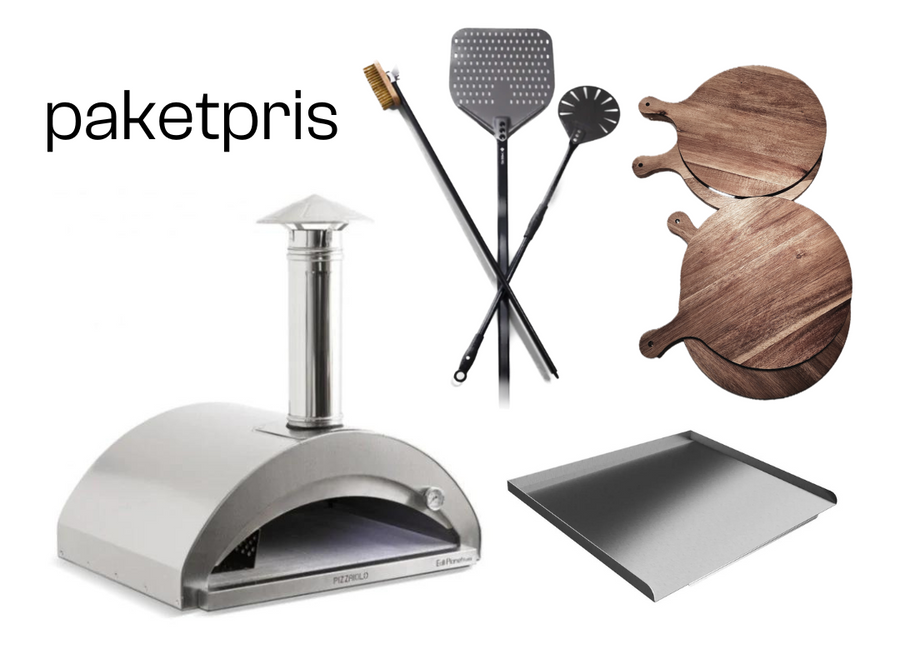 Pizzaiolo pizzaoven hout met accessoires DELUXE