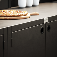 UMAMI buitenkeukenpakket, spoelmodule, module 1 en module 2, zwart