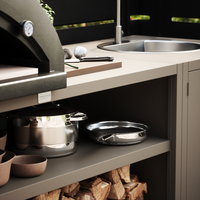 UMAMI buitenkeukenpakket, spoelmodule en module 3, beige