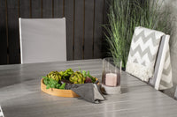 Levels eettafel 160/240 - wit / grijs - Break 5:pos eetstoel - wit / grijs 6