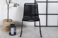 Lindos eetstoel 2-pack (stapelbaar)