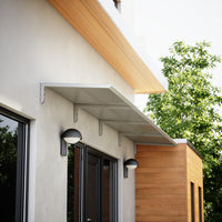 MODERN entre-deurmat, L400 x D85 x H27,5 cm, grijs