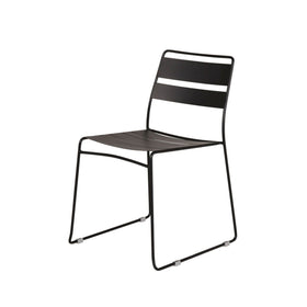 Lina eetstoel 2-pack - zwart