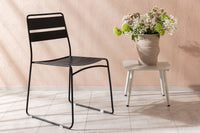 Lina eetstoel 2-pack - zwart