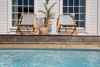 Cane lounge stoel (Opvouwbaar)