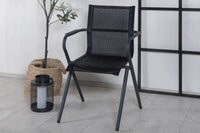 Alina eetstoel 6-pack (stapelbaar)