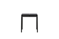 Borneo cafétafel aluminium - zwart / vierkant 70*70*