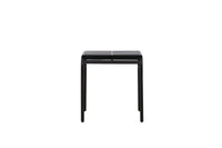 Borneo cafétafel aluminium - zwart / vierkant 70*70*