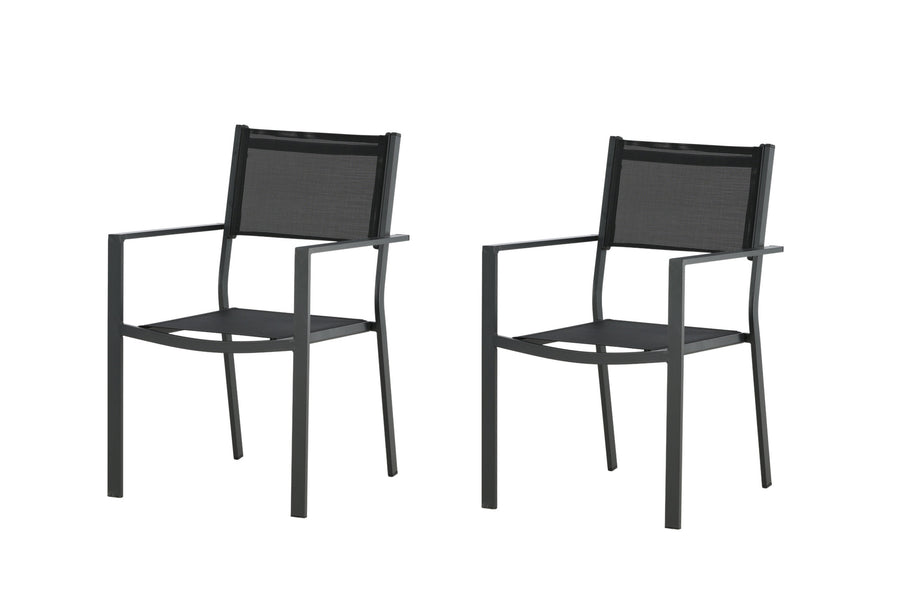 Copacabana eetkamerstoel 2-pack (stapelbaar) 