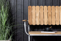 Holmsund zitbank - hout / zink