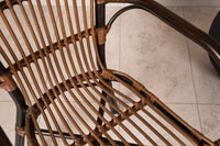 Galera eetstoel - bruin / alu