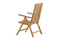 Kenya eetstoel opvouwbaar - teak