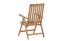 Kenya eetstoel opvouwbaar - teak