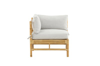 Cane van de modulaire bank - bamboe / natuur