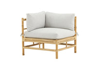 Cane van de modulaire bank - bamboe / natuur