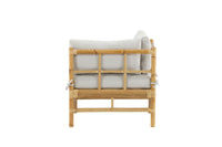 Cane van de modulaire bank - bamboe / natuur