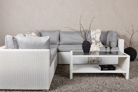 Amazon hoekbank met salontafel