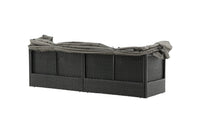 Nopy ligbed met dak - zwart / grijs