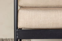 Pehnna lounge set metaal - zwart / zand