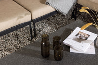 Pehnna lounge set metaal - zwart / zand