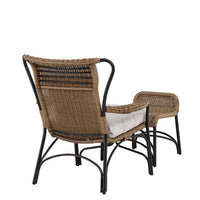 LORETO fauteuil met voetenbank