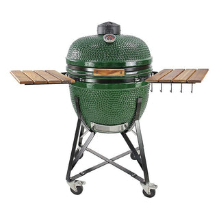 UMAMI Buitenkeuken Module 3 voor kamado + Kamado SUMO Maxi, zwart / groen