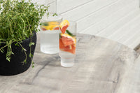 Milano bartafel metaal - wit / rond ø70