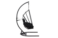 Panay hangstoel metaal - zwart / zwart