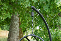 Panay hangstoel metaal - zwart / zwart