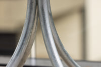 Holmsund cafétafel ø65 - zink / teak