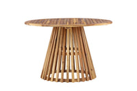 Lumpur eettafel ø120*75 - teaklook