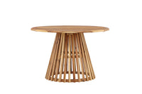 Lumpur eettafel ø120*75 - teaklook