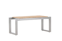 Zenia bank 100cm - acacia / zink