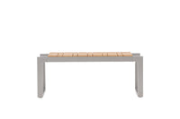 Zenia bank 100cm - acacia / zink