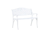 Mafra bank - witte metaal